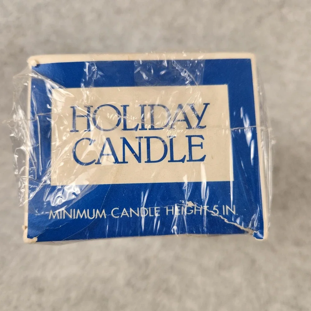 Holiday Candle Angel Wax Candle 5 Inch New in Box Made in‎ USA Christmas Decor